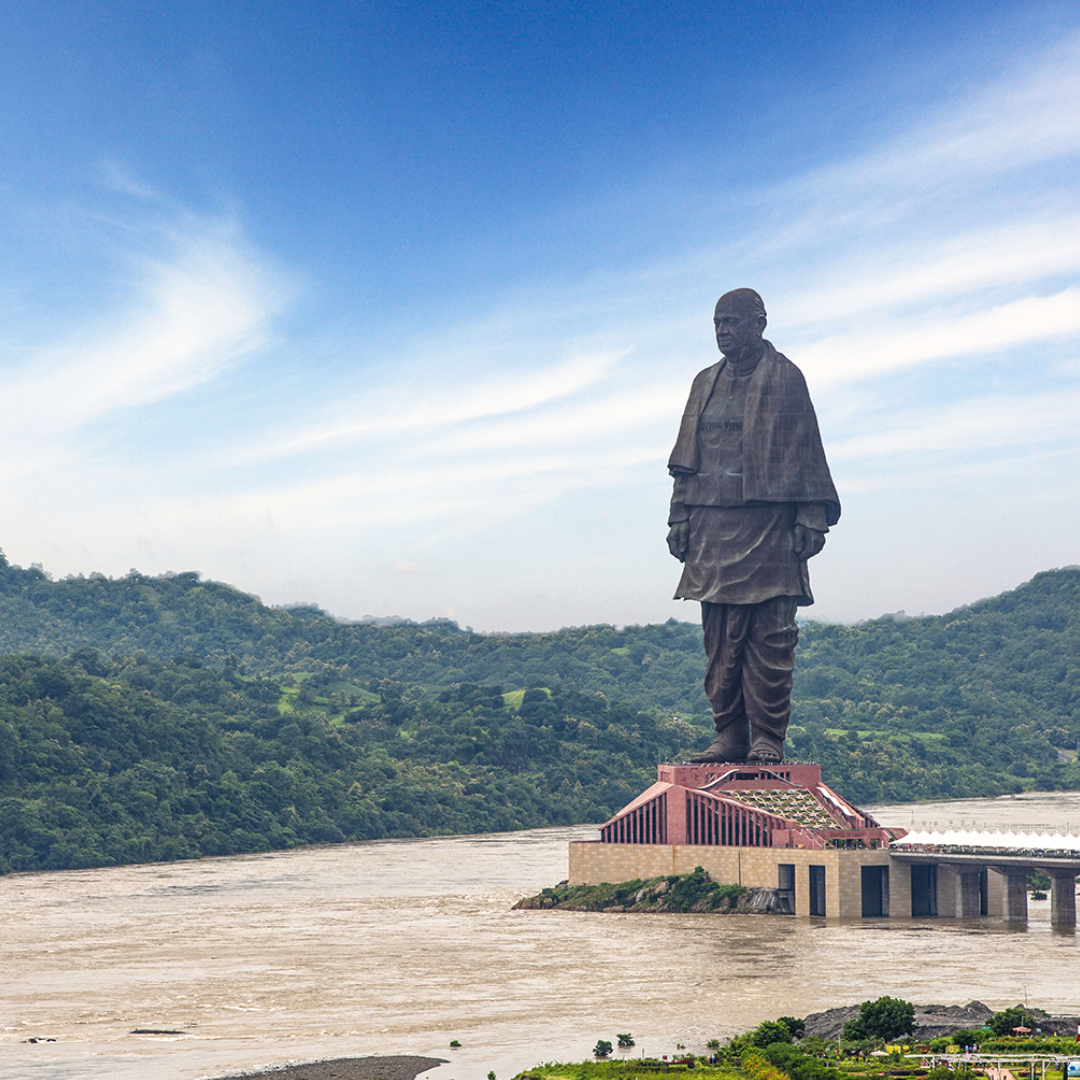 The world's tallest statue Sardar Vallabhbhai Patel's statue in