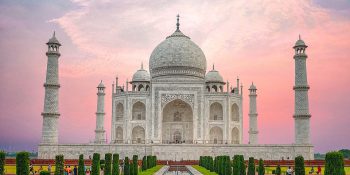 The Taj Mahal in Agra