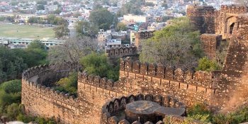 The historical fort of Jhansi
