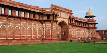 The architectural grandeur of Agra Fort