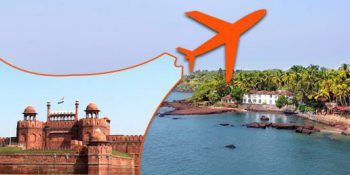 How to reach Goa from Delhi by Air