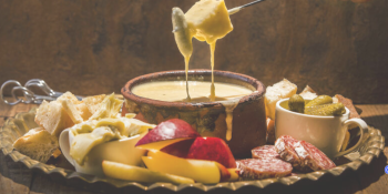 The Art of Cheese Fondue in Swiss Winters